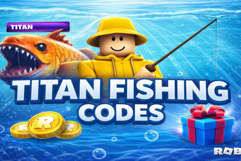 Коды Titan Fishing (Roblox) — актуальные коды и бесплатные награды