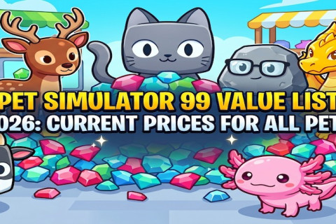 Pet Simulator 99 Value List 2026: Актуальные цены на всех питомцев (Гайд по Trading Plaza)