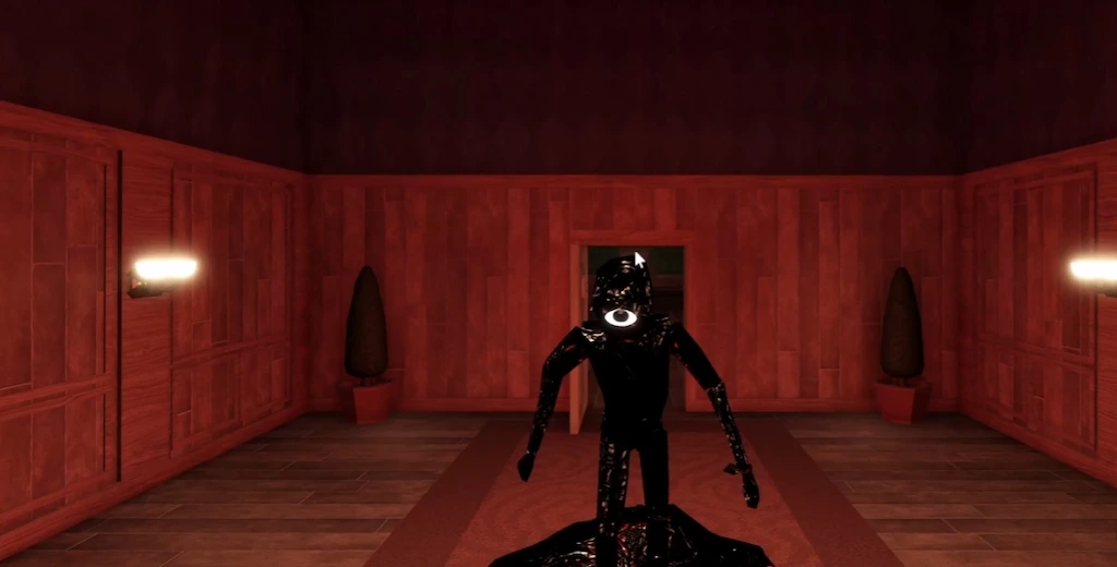 сцена погоні Seek у DOORS Roblox